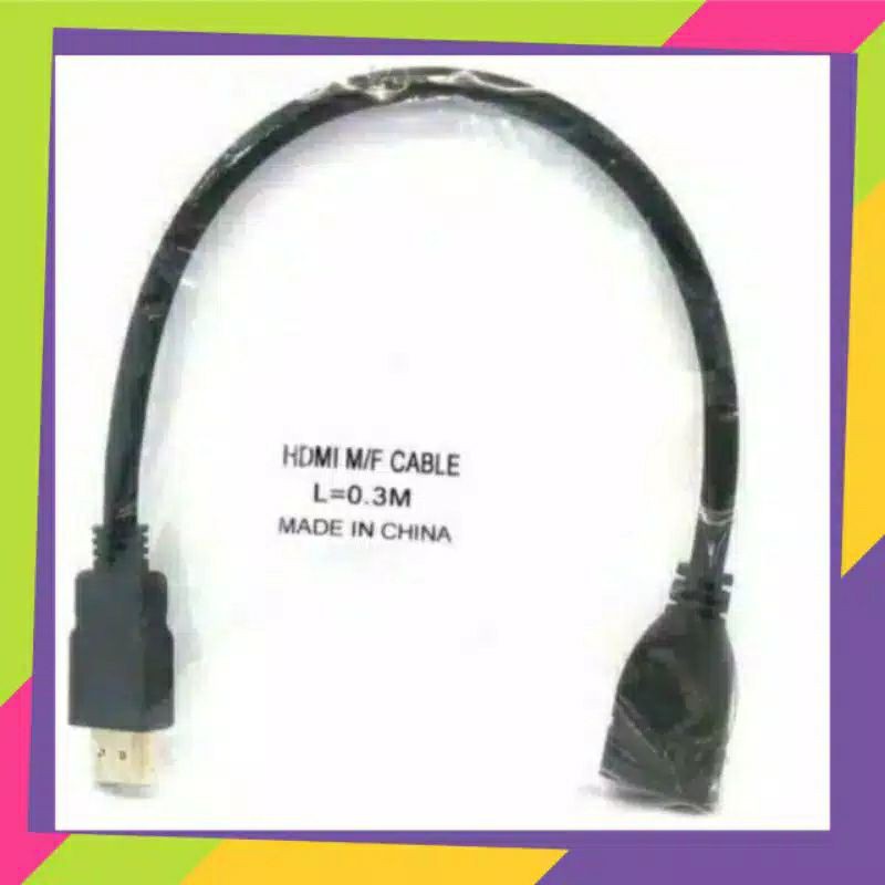 sambungan kabel dongle hdmi