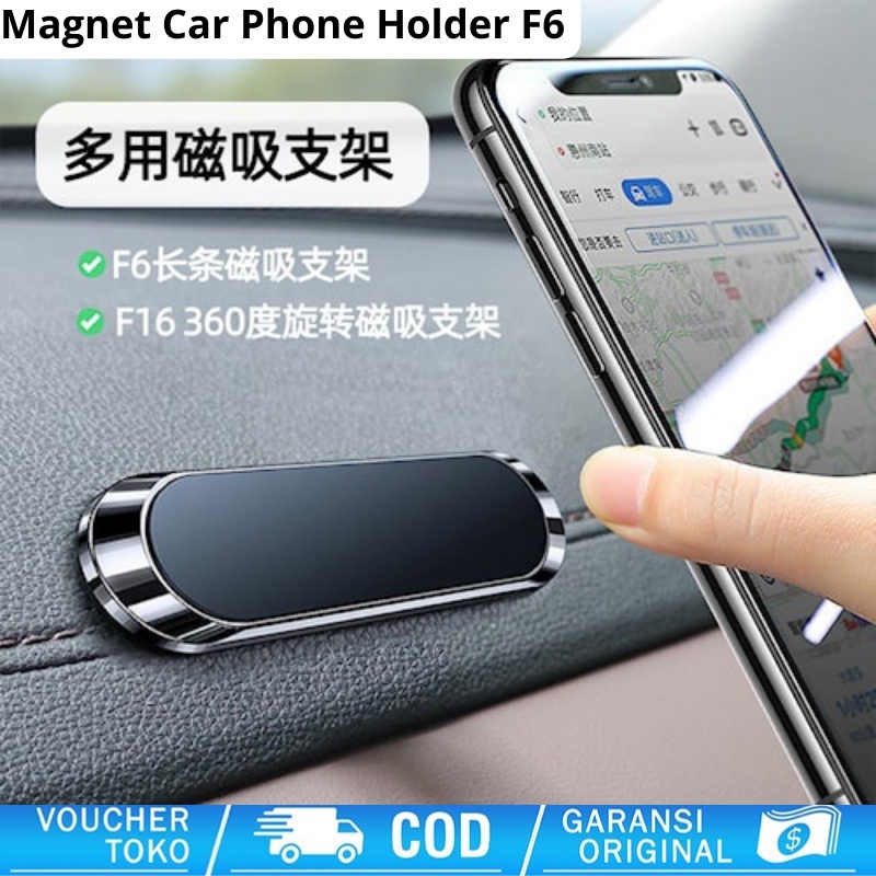 MAGNETIC CAR HOLDER SUCTION BRACKET ALL TIPE HP Magnet Car Phone Holder F6 360 Multifungsi Phone Holder Handphone Stand Universal All Type Car Holder Magnetic F6 Dudukan Handphone HP Magnet Mount Holder F6