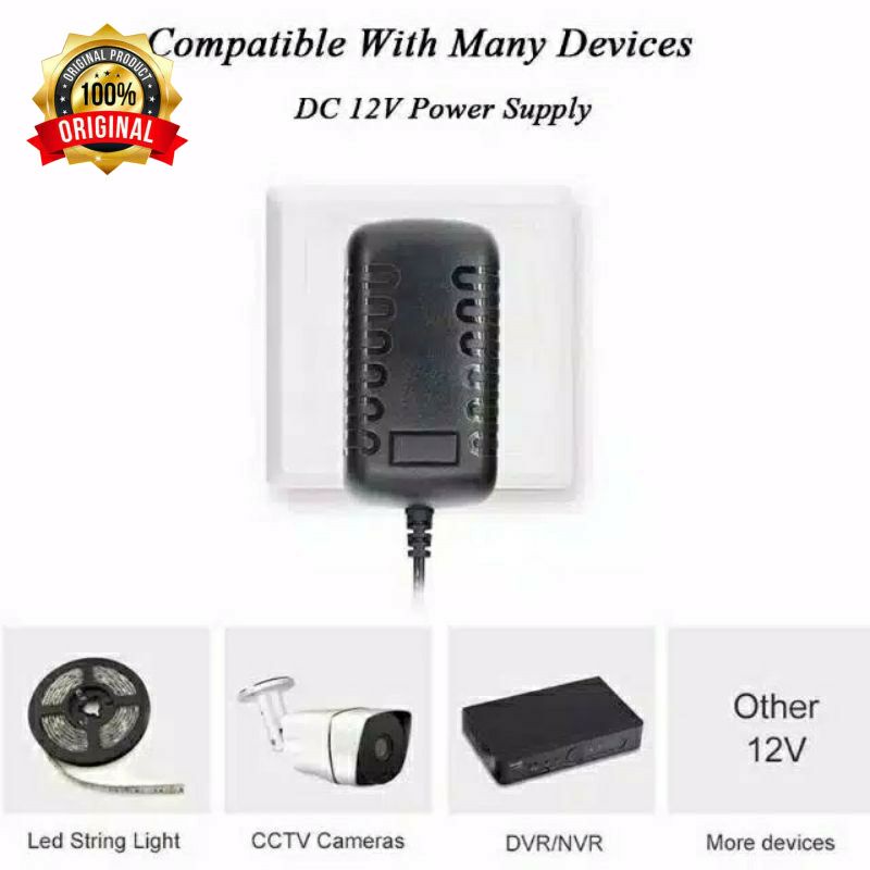 ADAPTOR 12 volt 2A - 5A | Multifungsi