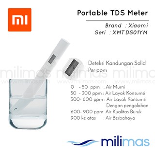 Xiaomi - Portable Mi Smart Home TDS Meter Original Water Tester untuk