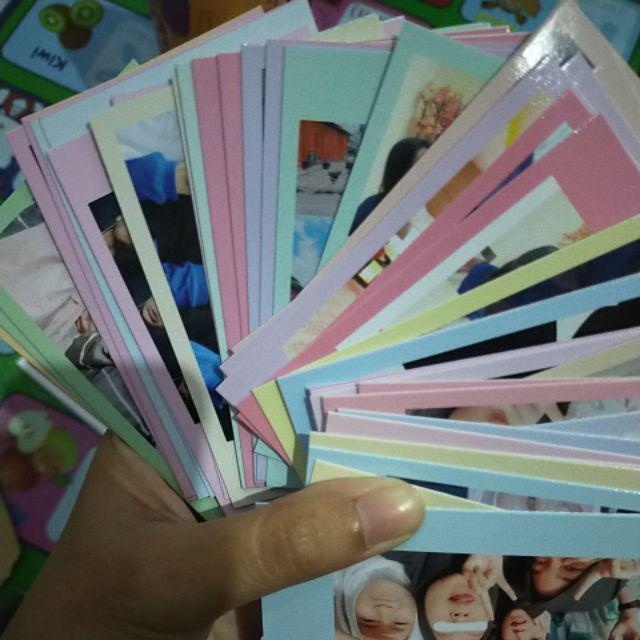 (25 FOTO DAPAT SEMUA FRAME) CETAK FOTO 2R POLAROID RAINBOW PASTEL BACKGROUNDLAMINASI GLOSSY COD KAWAIIFUKU by SARAHAINKHANSA