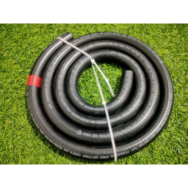 Selang Gas 3 Lapis Hitam SSBO panjang 1.8m