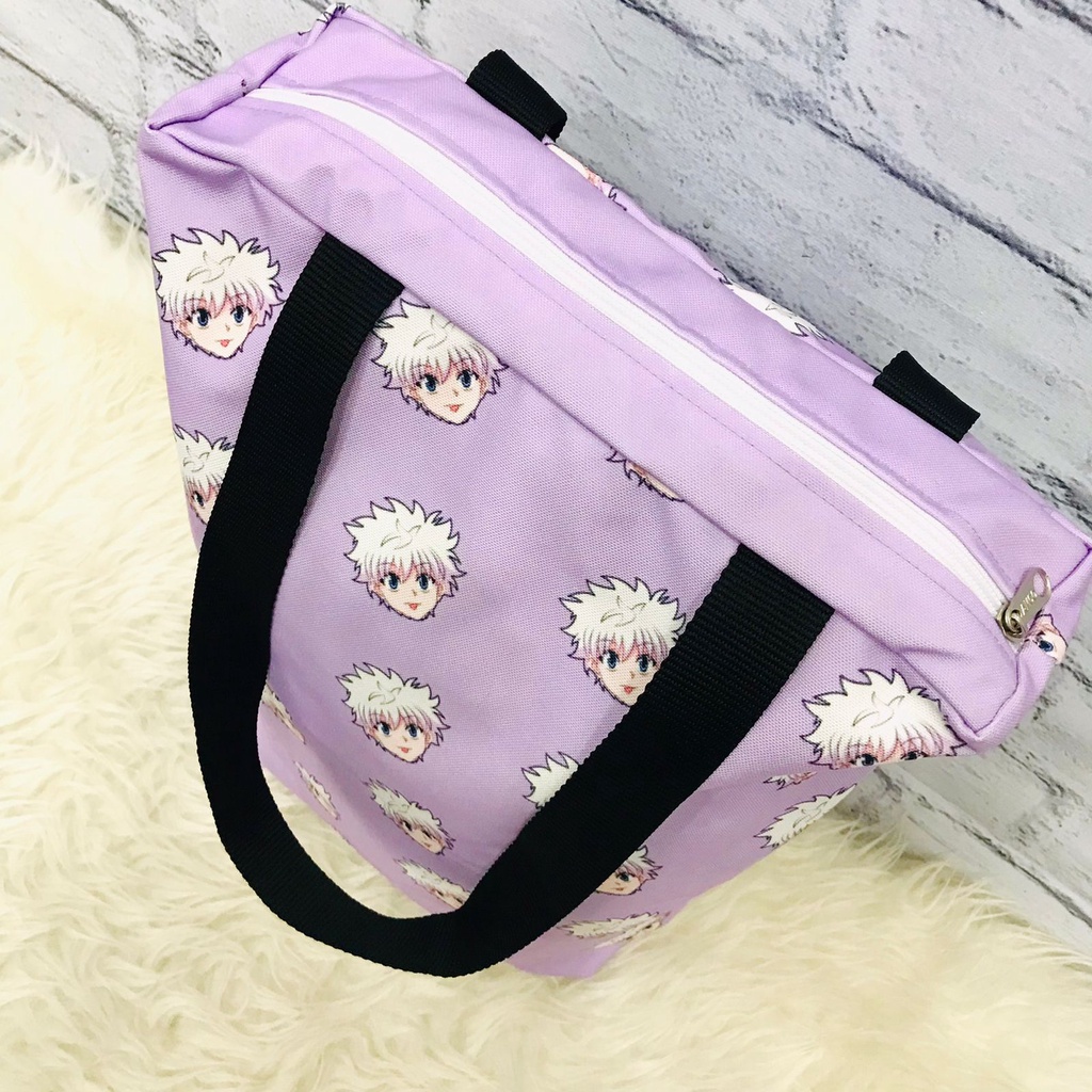 Totebag Premium Killua Face Chibi Anime Manga Hunter X Hunter Premium