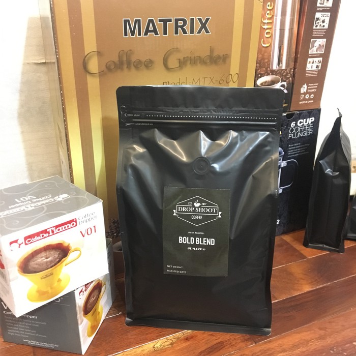 

Bold Blend Coffee Drop Shoot - Sumatra Bold Body House Blend