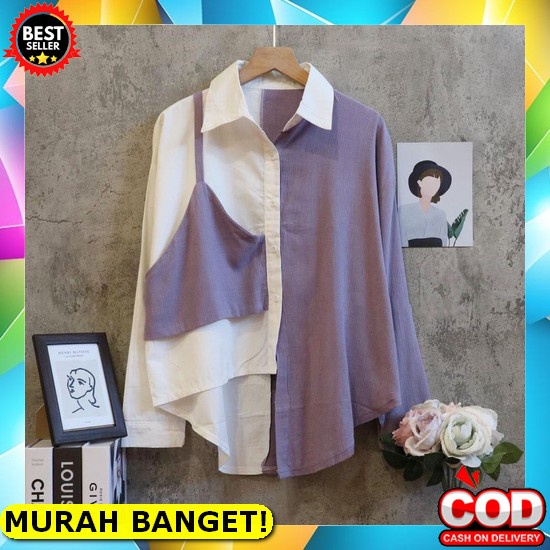 Blus Zolla /Blus Andin/ Blus Viral 2021 / Blus Model Terbaru 2021 Kekinian / Korean Stayle / Blus Im