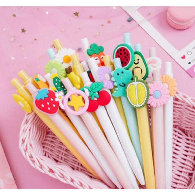 

PULPEN KARAKTER KARTUN BUAH PENA GEL MOTIF KARAKTER LUCU PEN CUTE STUDENT