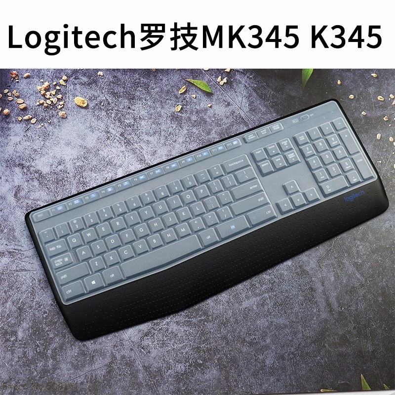 Cover Pelindung Keyboard Logitech MK345 K345 MK 345 Bahan Silikon Anti Debu