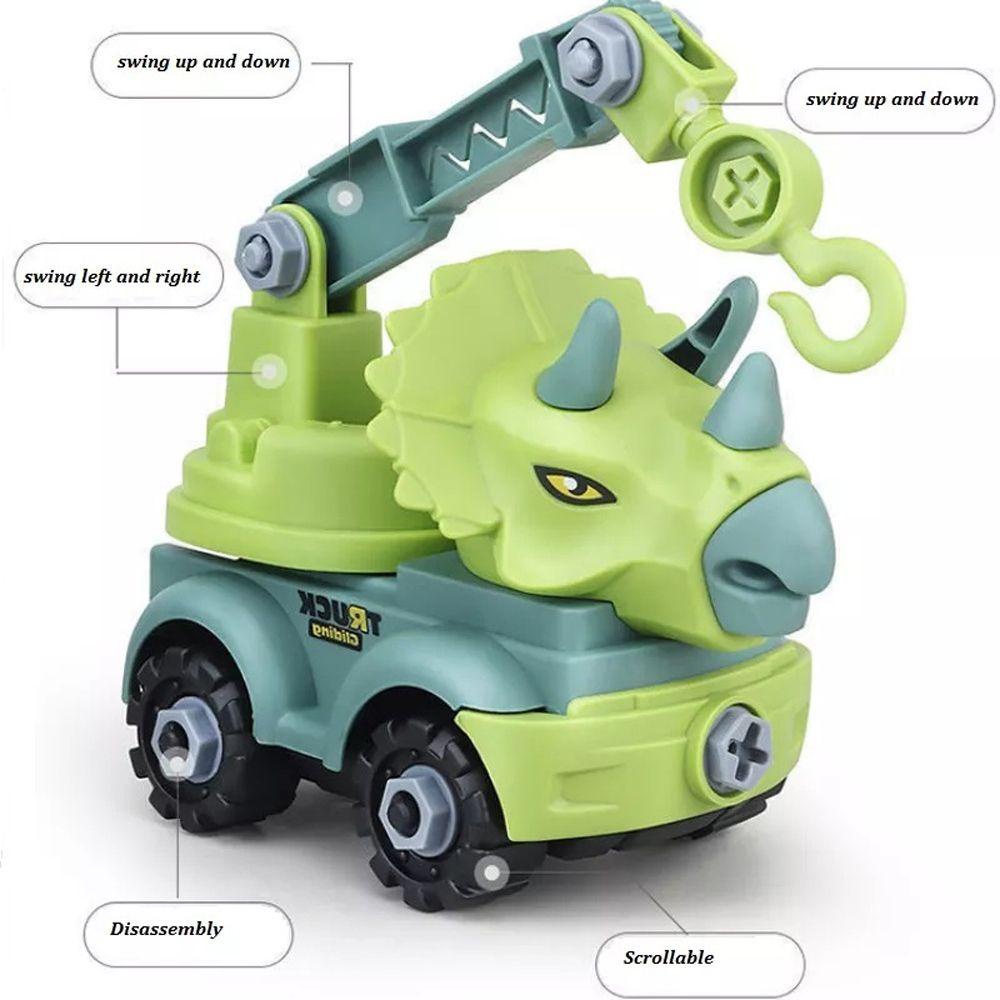 Mxbeauty Mainan Konstruksi Anak Mixer Truk Mobil Mainan Hadiah Natal Excavator Mainan Edukasi Transportasi Mobil Team Teknik Mobil DIY Model Car Toys