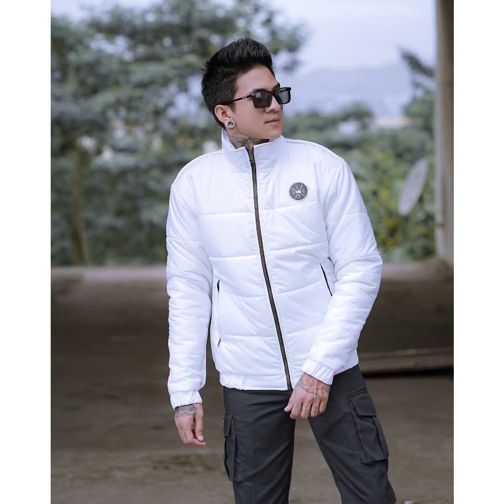 Jaket Harrington Original BGSR - Down Jaket Puffer Original BGSR - Putih