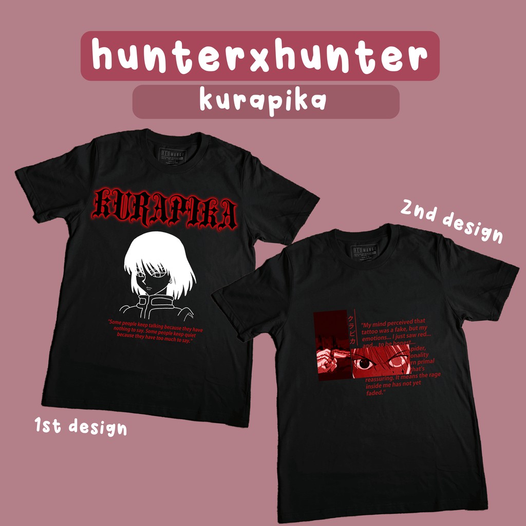Kurapika HunterxHunter Tshirt Hoodie HxH Merch Anime Shirt and Hoodie