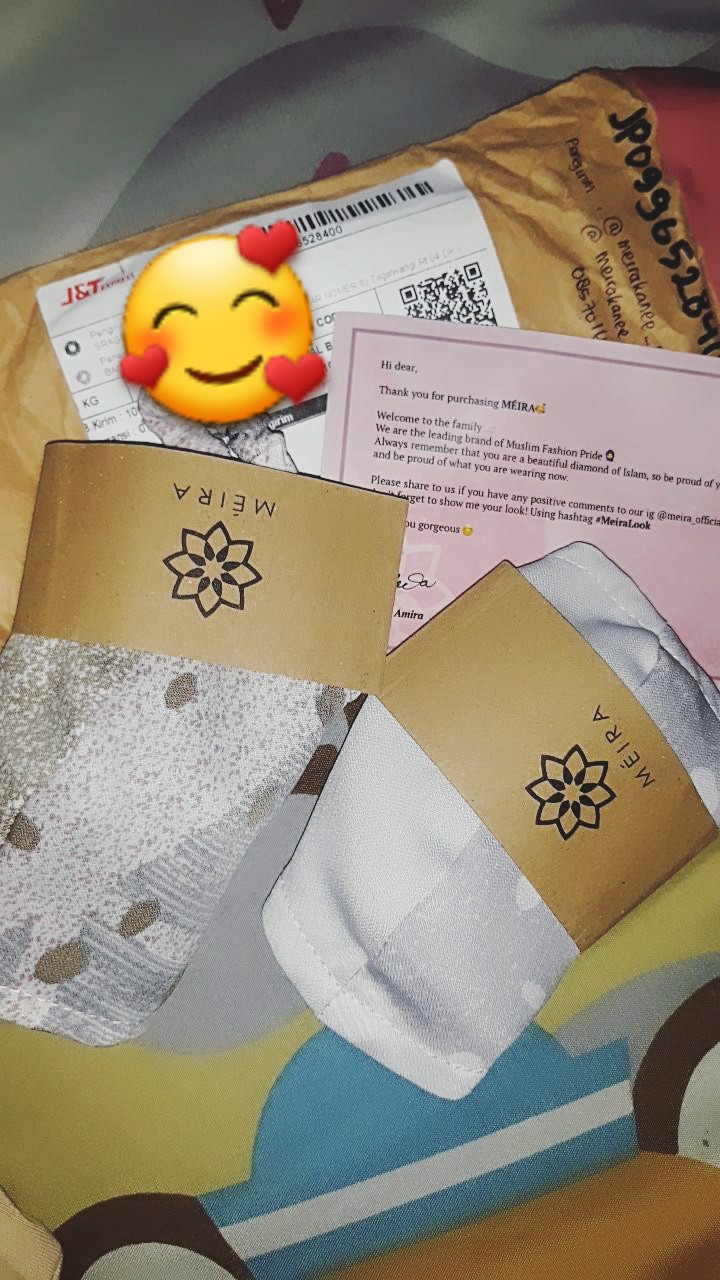 Masker Meira Printing Karet