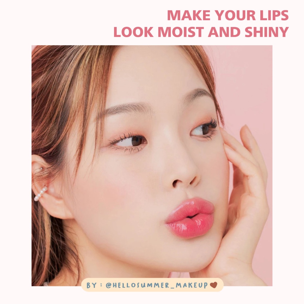 𝐋𝐈𝐏 𝐂𝐀𝐑𝐄 - Flower Love Lip Magic Lip Oil Pelembab &amp; Pencerah Bibir 24k Essence 6gr