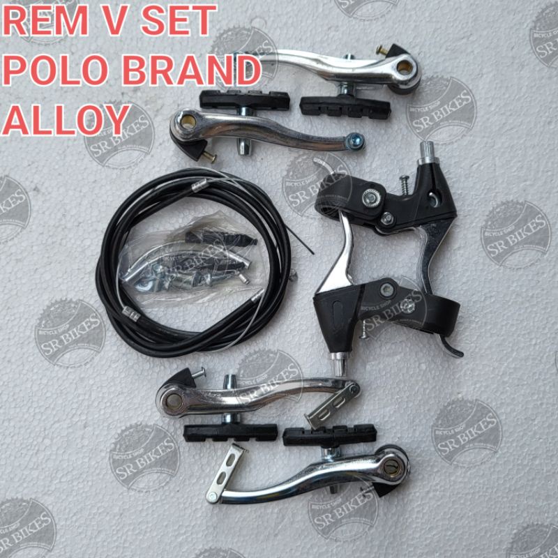 Rem V Set / V Brake Set Sepeda MTB CTB BMX. POLO BRAND