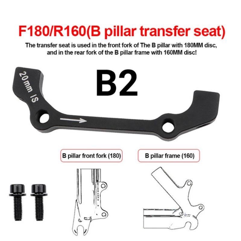 Adaptor kaliper Discbrake Rem Cakram Sepeda