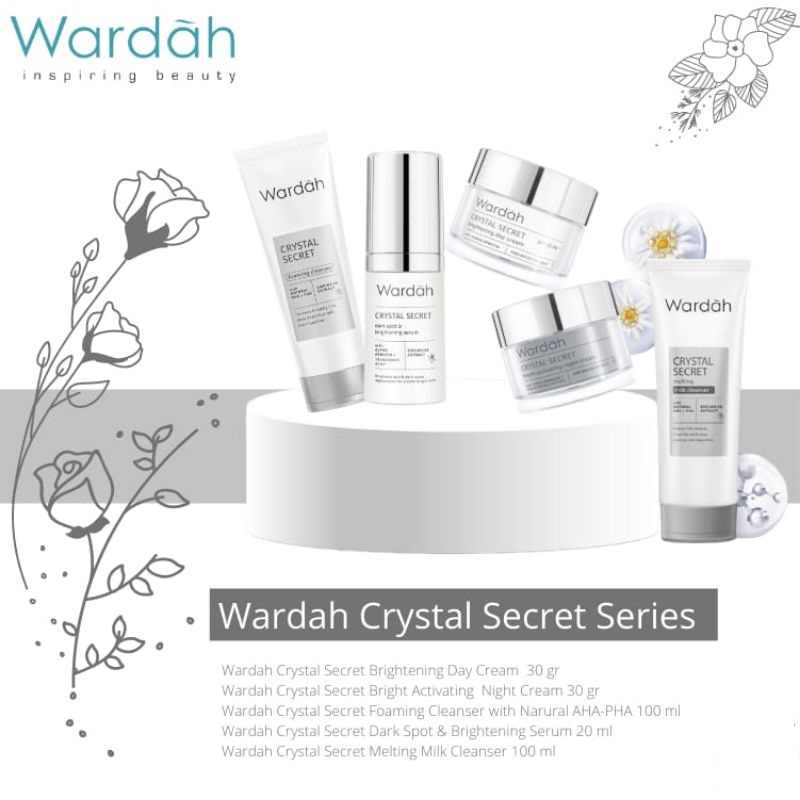 PAKET WARDAH CRYSTAL SECRET Series 5 in 1