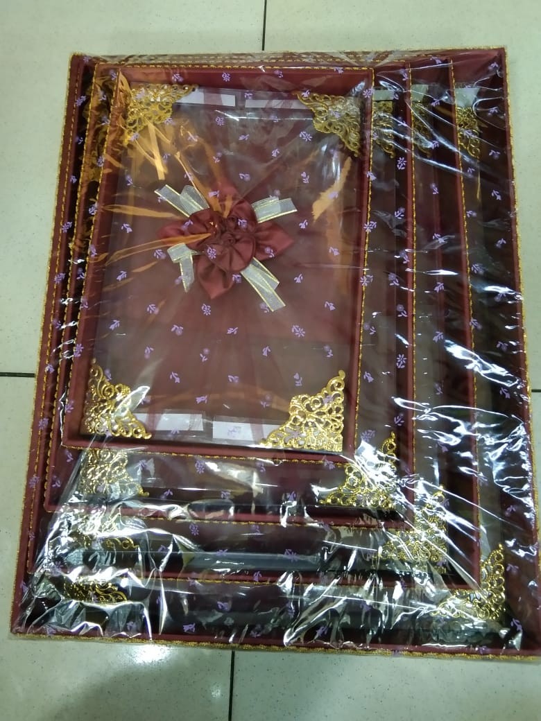 Murah Tempat Mahar Pernikahan Cincin Gelang Kalung Penutup Mika Di Hias Sudut