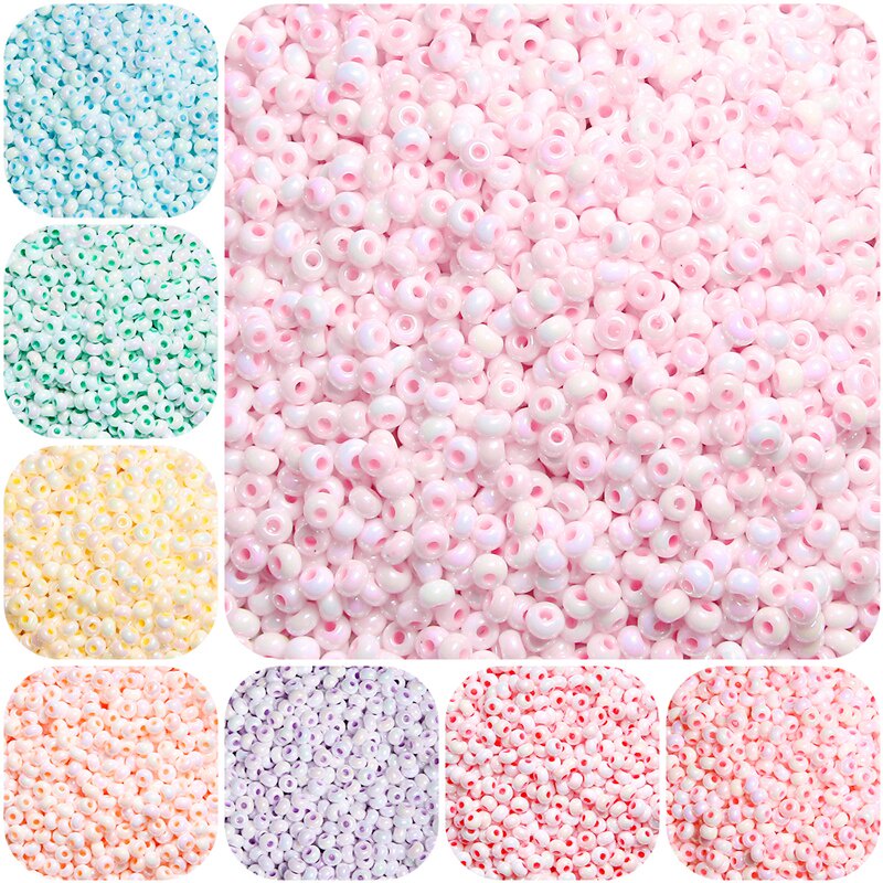 Kualitas Tinggi 660 Pcs/lot 8/O 3 Mm Padat Susu Kaca Biji Manik-manik Kaca Manik-manik untuk Anting-Anting Gelang Kalung DIY Perhiasan Aksesoris