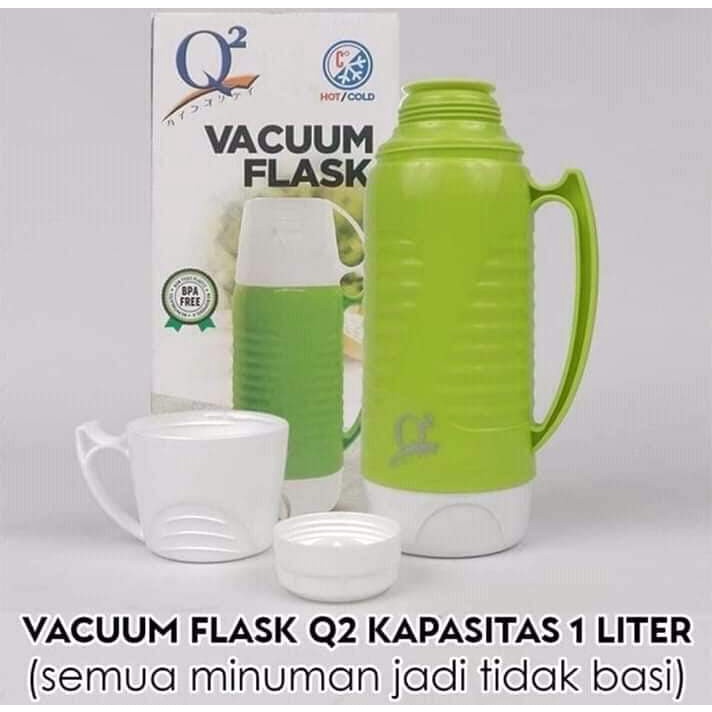 GOJEK ONLY Q2-8045 Q2-8100 THERMOS TERMOS AIR PANAS DINGIN 450 ML 450ML VACCUM FLASK Q2 8045 Q2 8100  1 L 1 LITER 1000 ML 1000ML