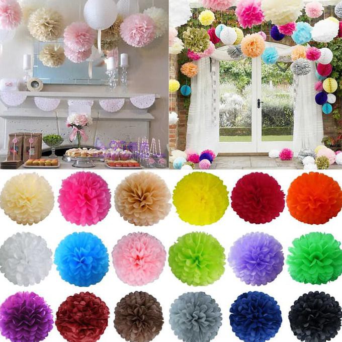 

Tissue Pompom / Kertas Pompom 25Cm Paling Murah