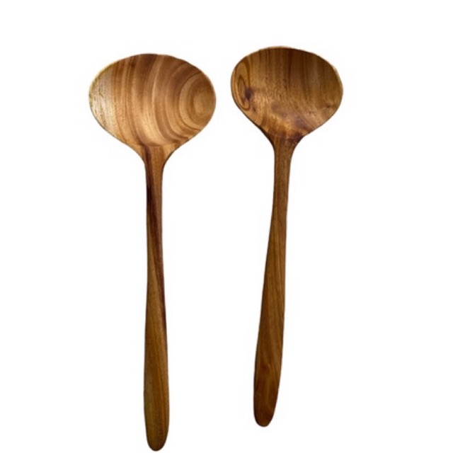 Wooden Soup Spoon / Sendok Sup Kayu 26cm