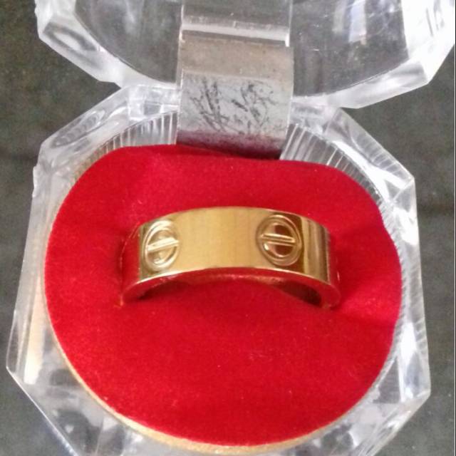 Cincin titanium anti karat / cincin titanium / cincin anti karat / cincin import MURAH