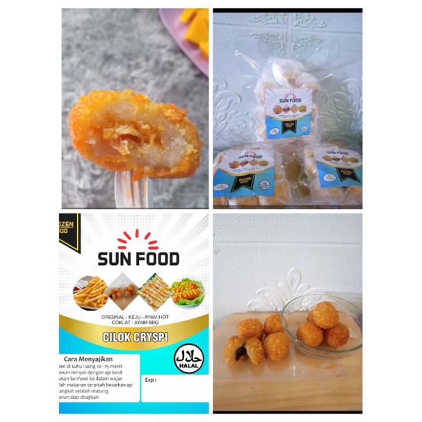 

cilok cryspi isi coklat,keju,mozarela,ayam hot, ayam BBQ