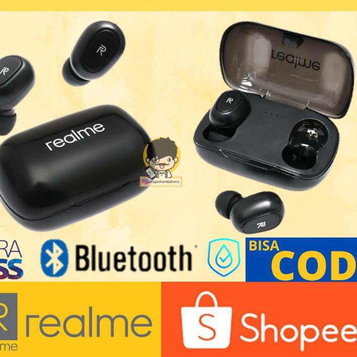 Grosir Headset Hedset Earphone Bluetooth Realme Buds True Wireless TWS R11 - Realme Buds TWS R 11 Ex