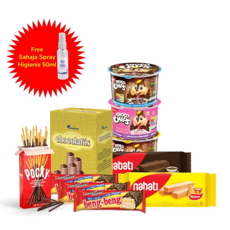 

Paket snack gold gratis sahaja