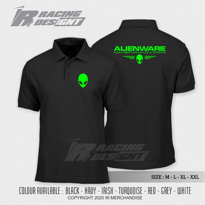 Poloshirt / Kaos Polo Alienware Terbaru Kualitas Distro