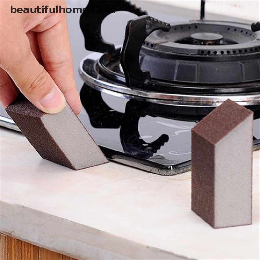 【beautifulhome12.id】 1pc Durable Nano Sponge Emery Cleaner Rub the Pot Except Rust Focal Stains  .