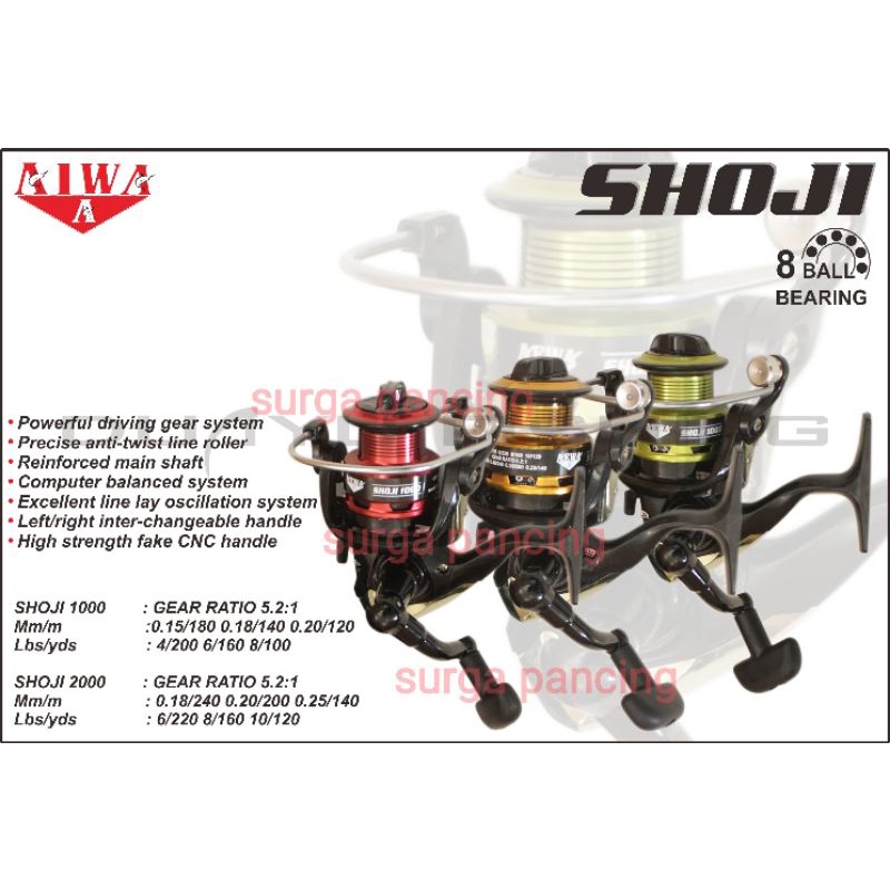Reel AEWA SHOJI aluminium spool 1000/2000/3000