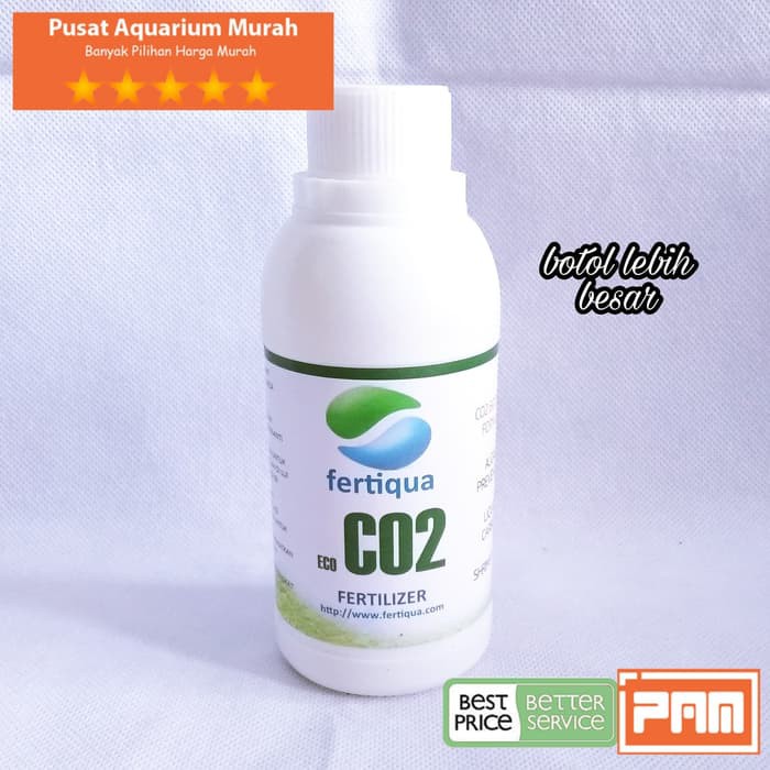 Co2 Booster Karbon Cair Co2 Fertiqua 300ml Eco Co2 Aquascape