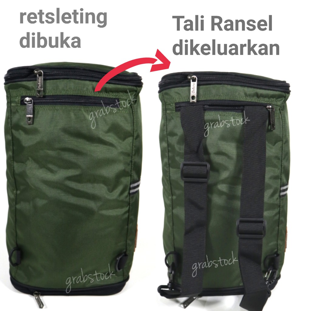 Travel Bag Multifungsi Tas Pakaian Bisa dibuat Ransel dan Diperbesar