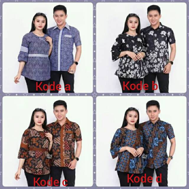 [ cod ] Atasan Batik Wanita sania ruffi Size M L XL XXL