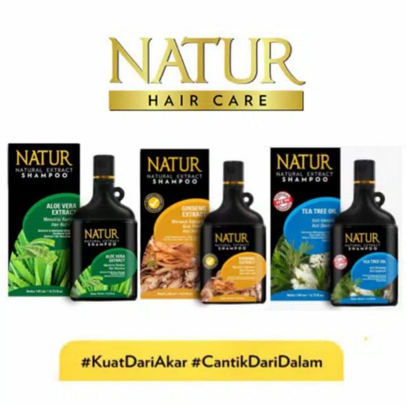 NATUR HAIR CARE SERIES/HAIR TONIC NATUR/SHAMPO NATUR/CONDITIONER NATUR ~ ORIGINAL 100%