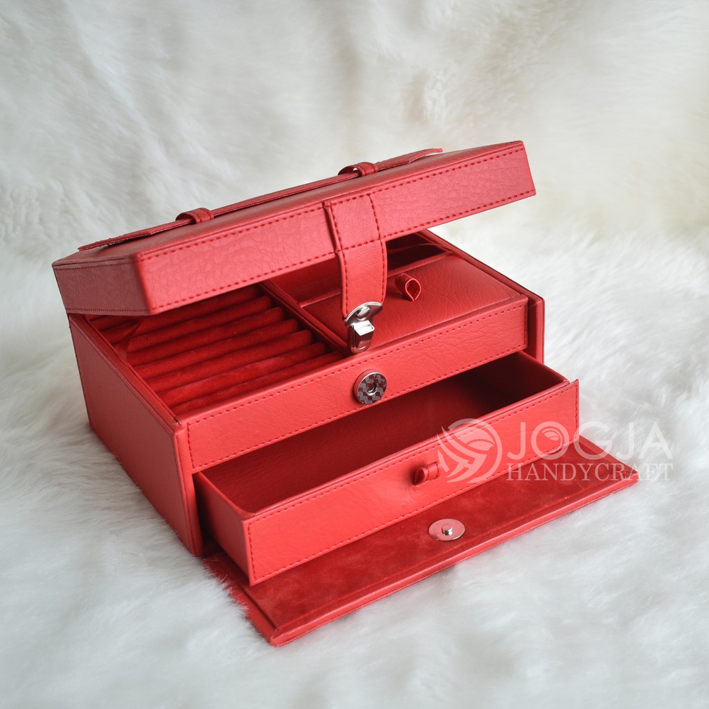 Kotak Tempat Perhiasan dan Aksesoris Cincin Gelang Kalung / Jewelry Box Accesories