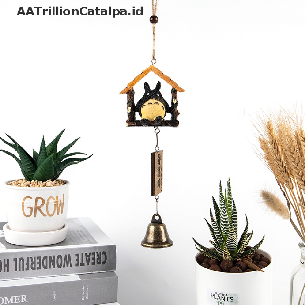 (AATrillionCatalpa) Wind Chime / Genta Angin Model Kartun Totoro Untuk Dekorasi Rumah / Hadiah