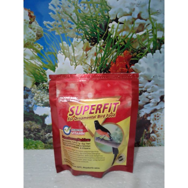 superfit red  pakan ternak murai, kacer, cililin