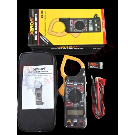 Tang Ampere Digital XENON XN-266 , WIPRO DT-266 / Clamp Meter Digital XENON dan WIPRO