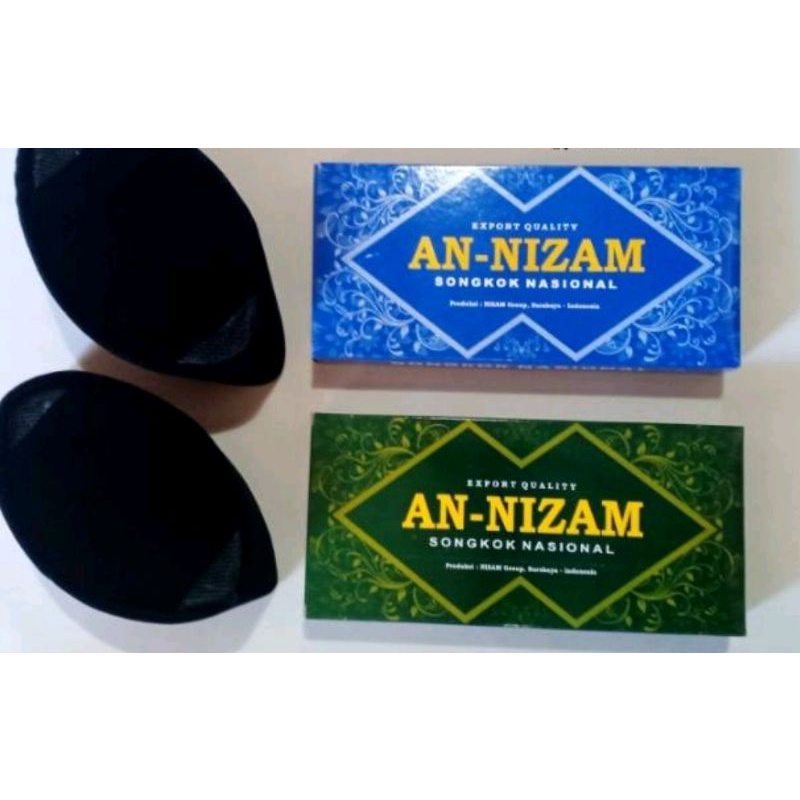 BISA CODSongkok beludru merk an-nizam bludru hitam polos AC premium waterproof exclusive peci kopyah