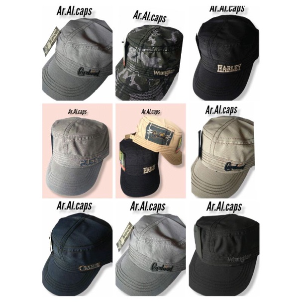 Topi Komando Bordir Canvas /Topi Komando canvas kualitas premium
