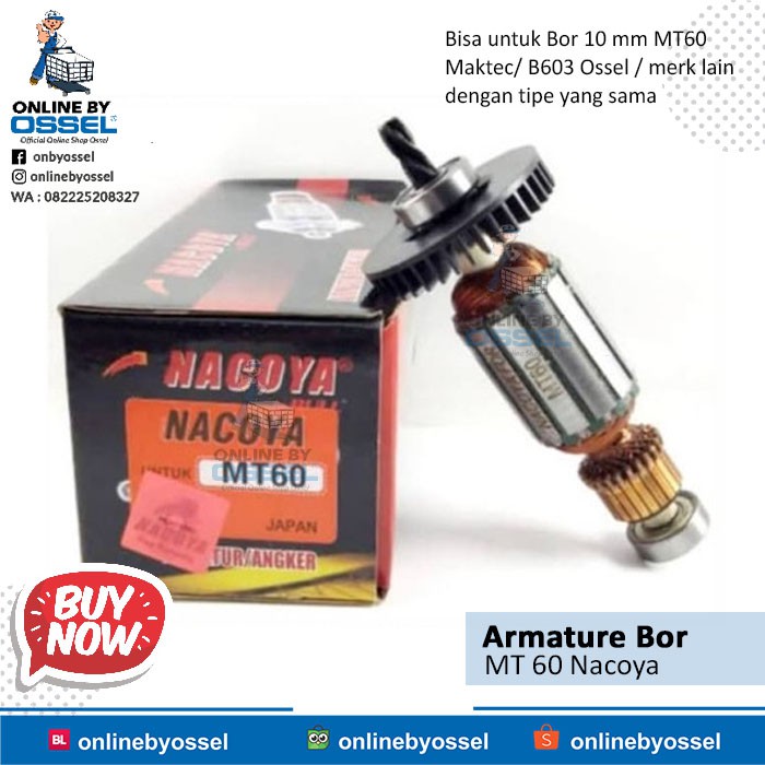 Armature Bor MT 60 Maktec Nacoya Angker Bor