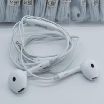 HANDSFREE HEADSET ORI COPOTAN UNIVERSAL STEREO 3.5MM SAMSUNG ORIGINAL AUX MIC SUARA BENING