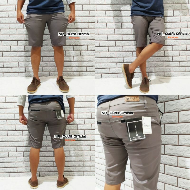 Celana Chino Pria Slim Fit Skinny Cowok Cinos Zaraman Pendek Size 29-38 NR_Outfit Official COD