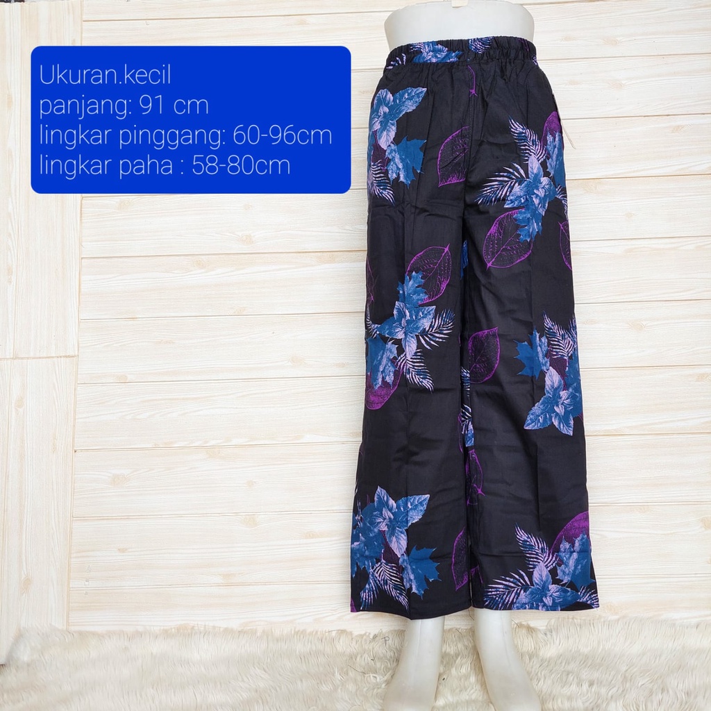 Kulot panjang katun motif keren-motif no.24