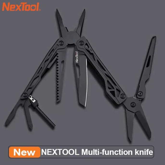 XIAOMI NEXTOOL PISAU LIPAT MULTIFUNGSI 10 IN 1 KNIFE TOOL UJKM4125VB