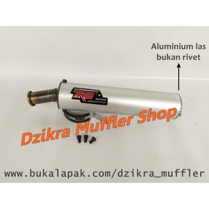 Silencer Only Knalpot Racing R9 For Kawasaki Ninja 150 R - Rr - Ss