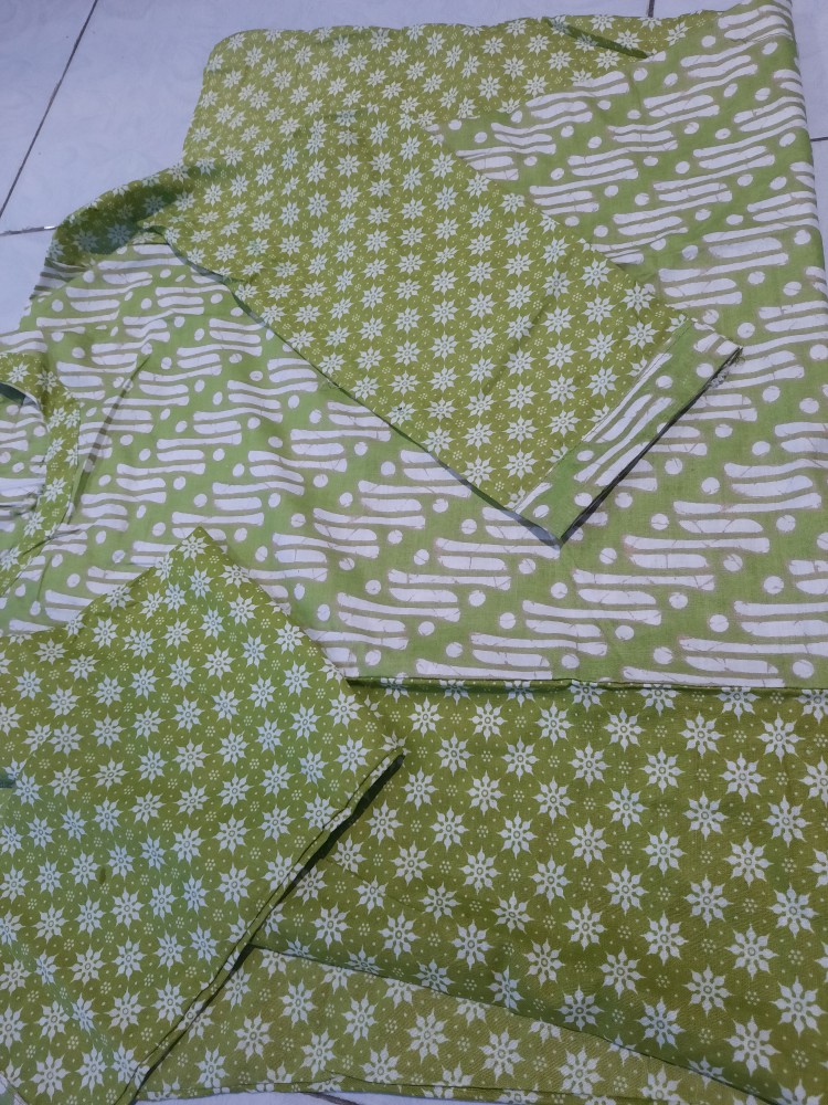 Tunik Soft Seling Andjani Ready Xxl Baju Batik Kantoran Wanita Formal Kondangan Katun Halus Casual