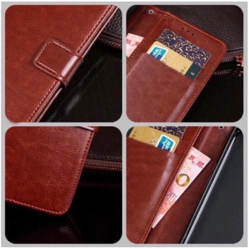 Sarung Flip Case Wallet Sarung Dompet Kulit Samsung A6 A6+ A8 A8+ A9 2018 A7 2018 A750 J4 J4+ J6 J6+ J8 2018