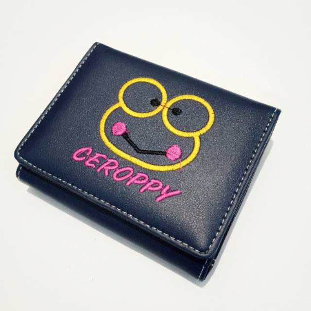 Promo product dompet lipat cewe ceroppy/navy